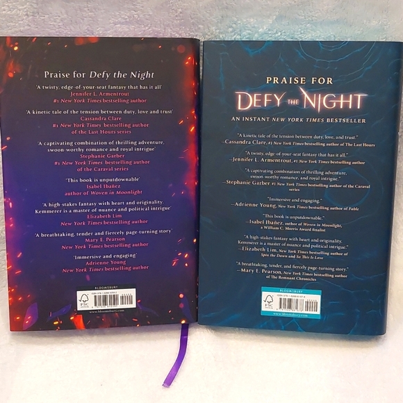 (Special Edition) Fairyloot: Defy the Night by Brigid Kemmerer, Book 1 & 2 - Picture 2 of 7